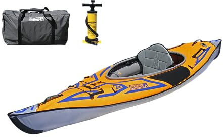 Advanced Elements - AdvancedFrame Sport Inflatable Kayak - Lightweight Day Touring Kayak with Bag and Pump - 10' 5 - 26 lbs - Orange