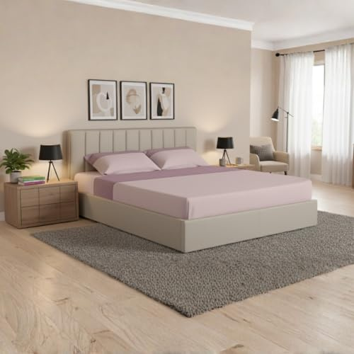Jenny Sesal Completo letto in Flanella Anti-Pilling - Magenta Singolo, Matrimoniale e una piazza e mezza - stampato e morbido al tatto (Matrimoniale, Rosa)