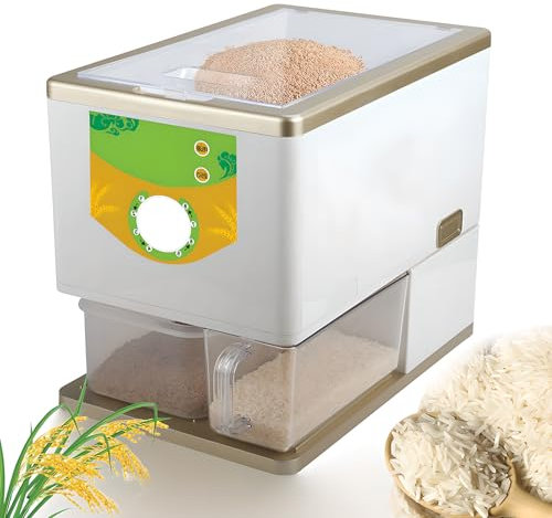 CYTBEK Electric Rice Milling Hulling Machine, 250-500 G/min Wheat Cereal Peeler, 8 Levels Adjustable, with Timing Function Smart Rice Mill for Home Use, for Light Brown Rice, Germ Rice