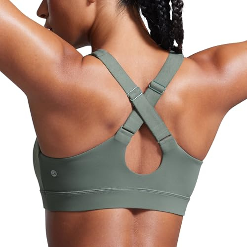 CRZ YOGA Butterbreeze Sport-BH:ar med korsrygg Grå salvia M