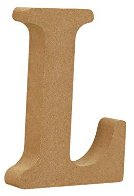 Papp Buchstaben,Dekoration Holznummer Papp-Buchstabe,Selbstklebende Buchstaben,Große Pappe Zum Basteln,Pappbuchstaben Groß, Holzbuchstaben Pappmaché Zahlen-Box (L)
