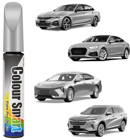 flintronic Ritocco Vernice Auto, 12 ml Penna Ritocco Carrozzeria, Penna per Rimuovi Graffi Auto per Riparazione Graffi, per Riparare Piccoli Graffi Automobilistici Vernice per Carrozzeria -Grigio