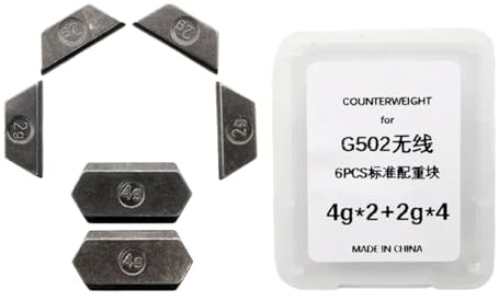 SELVFZ Peso de control preciso, 1 juego de contrapeso de metal para el modelo G502 de alta precisión, mejora el control