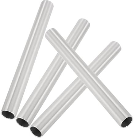 FOMIYES Aluminium Zeltstangen Reparaturrohre 4 Stück Verbindungsrohre für Zelte und Pavillons Camping Outdoor Ersatzteile