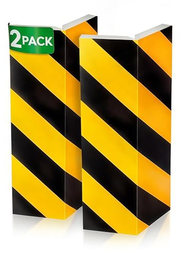 NURADA Protection pour Colonnes de Garage. 2 Unités. Protection pour Mur de Garage. Protection en Mousse Adhésive pour Colonnes Carrées. Gommes pour Portes de Garage/Parking. Protection contre les
