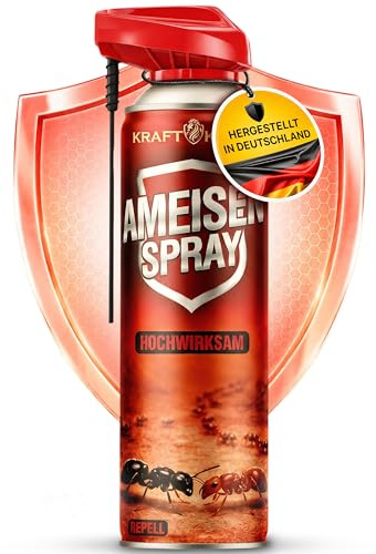 KRAFTKÖNIG Ameisenspray 500 ml mit Sprührohr – für Haus, Terrasse & Garten