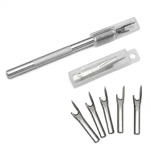 QIHAWN Precision Seam Ripper Steel Stitch Unpicker for Sewing Alterations | Hardened steel, ergonomic non-slip grip, fabric-safe tip, ideal for dressmaking needlework DIY crafts