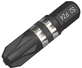 ERBAUER Impact Screwdriver BITS PZ#4 X 32MM Pack of 3. Ideal for Indoor and Outdoor Use