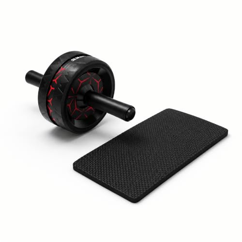 MATCHU - Bauchmuskeltrainer - Ab Wheel - Bauchmuskel-Trainer - Bauchmuskel-Rolle - Fitness - Rolle - Ø 18,5cm