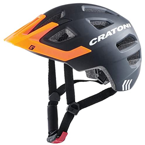 Cratoni Maxster Pro Fahrradhelm Schwarz/Orange M