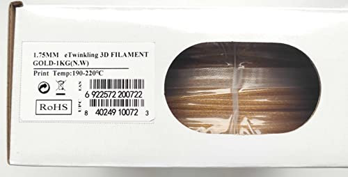 eSun eTwinkling PLA Filament Gold 1.75mm