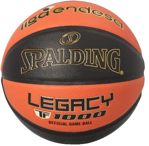 Spalding 77187Z basketbollar svart/orange 7