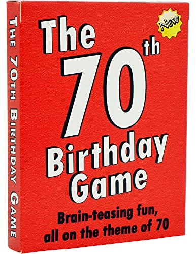 GoForItGames.com 70th Birthday Game - The Happiest Way to Say Happy Birthday for 70th Gift Ideas
