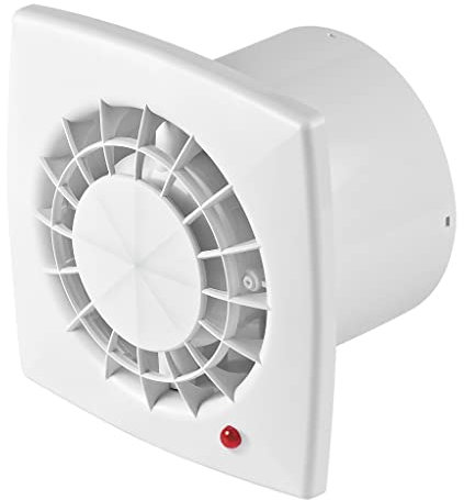 Awenta Kleinraumventilator Wandventilator Vega 100 CTR mit Nachlauf & Stufenregler