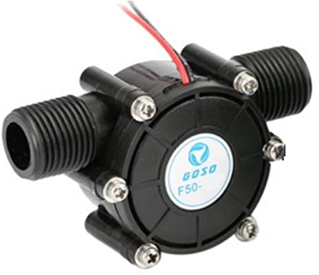 Yuemsh Micro-Hydro Generator 12V 10W DC Water Generator Turbine Generator Hydroelectric Tap Water Hydraulic DIY