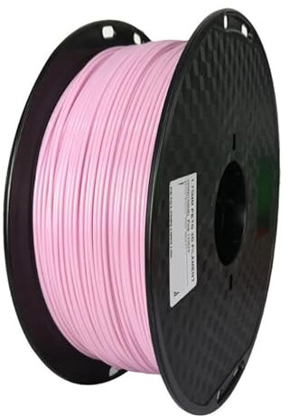 Fachmann 3D Printer Filament PETG 1.75mm Sublimation Plastic Marble Translucent Green Black Red 3D Printing Filament Material (Farbe : Pink)