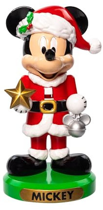 Kurt Adler Cascanueces de Mickey Mouse de plástico de 6 pulgadas