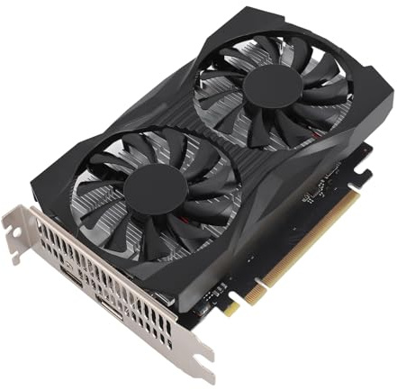 ciciglow Carte Graphique 4 Go GDDR5 128 Bits, Carte Graphique Facile à Installer, Double Ventilateur Efficace pour Ordinateur de Bureau