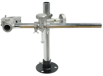 Schweißbrenner-Halter, Unterstützung für Mig-Tig-Pistolenhalter mit V-Klemmbefestigungen für Gasbrenner-Schneidemaschine, Positionierer-Drehteller, horizontale Stange 330 mm, vertikale Stange 300 mm