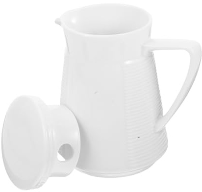 Mobestech Pichet à Eau en Céramique Grosse Capacité Étanche Accessoire Ménager pour Boissons Froides 1 Pièce