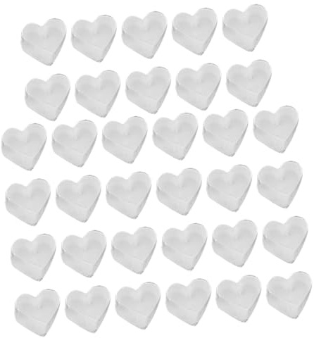 DOITOOL 100 piezas Tuercas de Pendientes de Silicona Forma de Corazón Transparente Antideslizantes y Resistentes para Mujeres Accesorios DIY para Reemplazo de Cierres de Pendientes