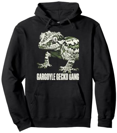 Gargoyle Gecko Gang Reptile Keeper Lizard Lover Pullover Hoodie