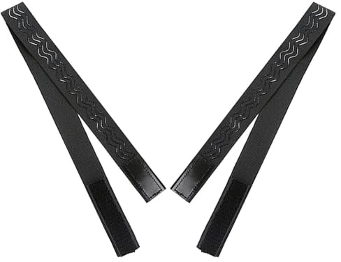 NUOBESTY 2 Pièces Bandeau Élastique Noir pour Lunettes de Soutien en Rhinoplastie Stabilisateur Nasal en Polyester et Métal, Récupération Post-chirurgicale