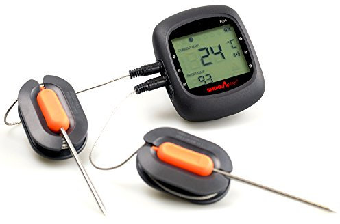 froggit SmokeMax PRO6 Kit de thermomètre sans fil Bluetooth pour barbecue avec application 2 sondes standards et 2 sondes d'experts