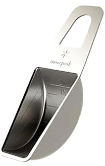 Snow Peak Stainless Steel Measuring Spoon/Hakarute, Stainless Steel, Lightweight, Durable Scoop for Backpacking, Camping & Outdoors