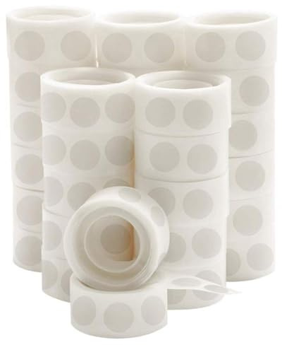 UPINS Glue Points Dots Double Sided Removable Glue Tape Dots for Balloons Crafts Decoration (3000, 12mm)