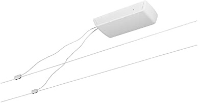Paulmann 94429 CorDuo Cable System – Basic Lighting Set DC, Max 60 Watt Extendable Wire Cable Matt White Plastic, Wire Cable System Without Bulbs