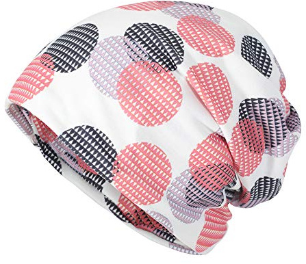 ZLYC Dünne Sommer-Beanie-Mütze für Damen, Blumenmuster, leicht, lässig | Leicht Lässig Chemo Kopfbedeckung
