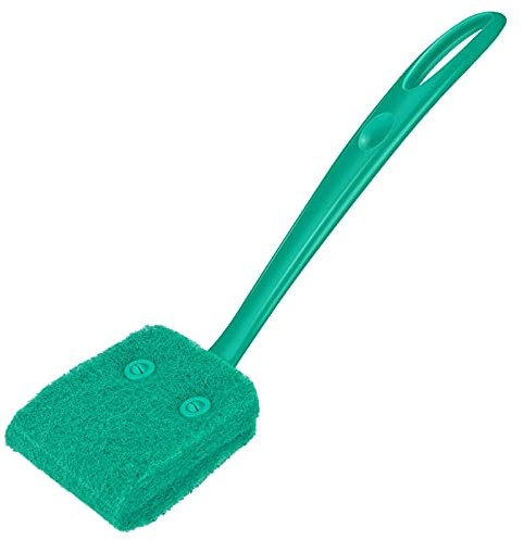 Pawfly Aquarium Algenschaber Schwammbürste Reinigungsschrubber mit 25,4cm rutschfestem Griff für Glasaquarien