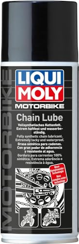 LIQUI MOLY Motorbike Spray para Cadenas, 400 ml, Lubricantes Adhesivos sin Cobre, SKU: 21714