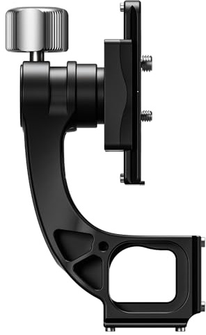 Leofoto MPG-02 Gimbal Attachment for Heads, Full Gimbal Head Function, Lightweight, Bubble Level, Arca Compatible on Botton and Side
