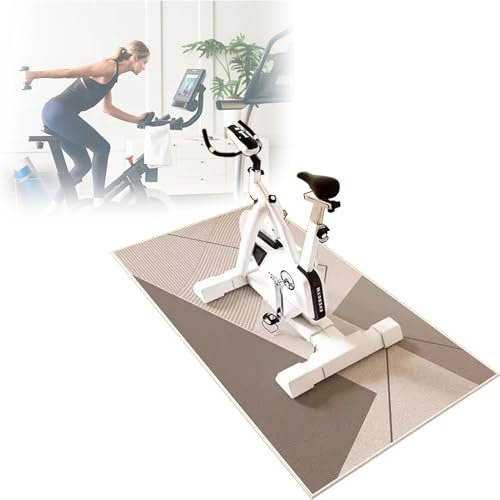 PPGE HOME Laufband Matte Stobdämpfende, Fitness Equipment and Exercise Mat, Leicht Zu Reinigen Langlebig Bodenmatte Unter Laufband, Ellipsentrainer, Fahrradmatte(Size:200x100x0.7cm,Color:H)