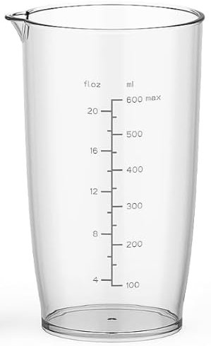 KOIOS Hand Blender Replacement Accessory, 600ML Mixing Beaker(Beaking Cup)