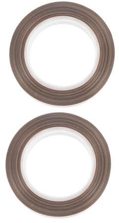 Gatuida 2 Rollen hitzebeständiges Klebeband Isolierband lichtband Ersatz des Dichtungsbandes Vorsichtband PTFE- für Vakuumierer Hochtemperaturband Lebensmittel Dichtband Versiegeler