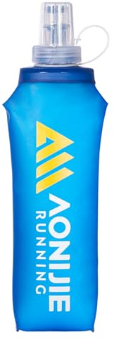 Azarxis Gourde Souple Running Poche Hydratation Flasque Bidon Sport Pliable Bouteille d'eau pour Randonnée Marathon (500 ml)