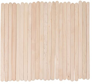 ARTSEWPLY Bâtonnets de Cire Jetables pour Épilation 100 Pcs Taille Standard Spatules en Bois pour Épilation la Cire Femmes Visage Corps Usage Professionnel et Maison