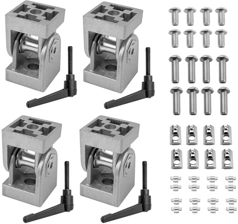 KLAK 30 - Gelenkverbinder Gelenk mit Klemmhebel Nut 8 für Aluprofil 30-er - 4 Stück