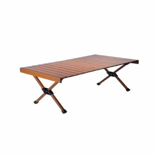 CHICIRIS Grand 47,2 * 23,6 * 17,7 Pouces Noir, Couleur de Camping en Alliage en Aluminium en Aluminium en, Table de Camp Enroulée, Facile à Transporter pour la Cuisson, la Plage, Les Arrière-Cours
