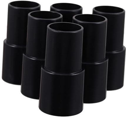 DECOMELODY 6pcs Vacuum Cleaner Hose Adapter Converter to Inner Vacuum Accessories Replacement Plastic Connectors for Efficient Dust Cleaning