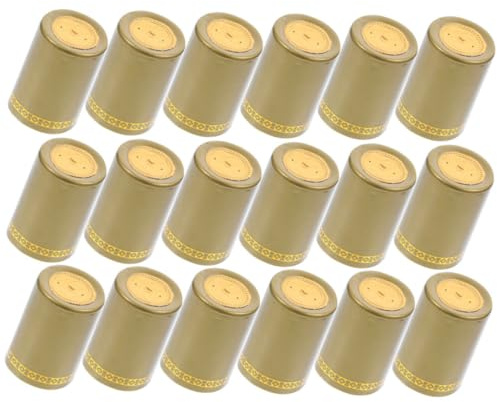 TOPBATHY 150 pièces Capsules thermorétractables Or pour Bouteilles de vin étanches et résistantes à la Chaleur Protection pour Usage Domestique et Professionnel Film rétractable Facile à