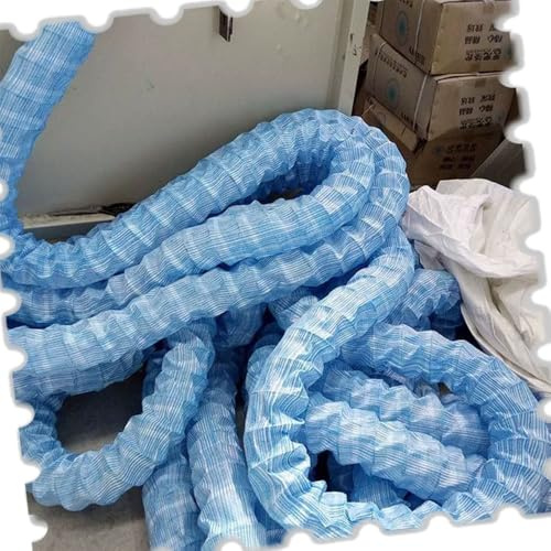 IMUNKT 10m Tubo Di Drenaggio Forato A Infiltrazione Lenta, 50mm-300mm, Per Giardino, Patio, Prato E Paesaggio, Tubo Ondulato Con Filo D'Acciaio(L 1m/3.28ft,50mm(2))