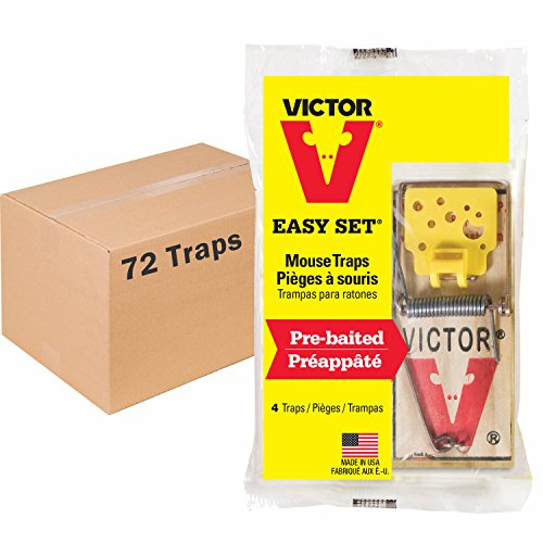 Victor,set di trappole per topi, facili da utilizzare