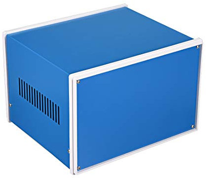 Sourcingmap Metal Blue Project Junction Box Enclosure Case 210 x 180 x 140mm/8.27 x 7.09 x 5.51inch