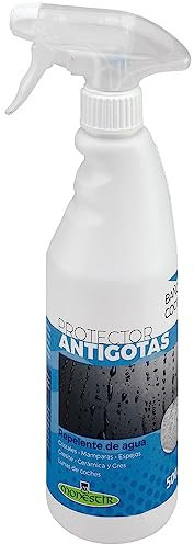 MONESTIR - Protector Antigotas, Repelente de Agua en Cristales, Mamparas, Espejos - 500 ml
