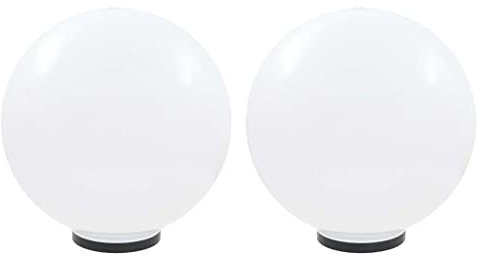 vidaXL Lámparas de bola LED 2 unidades esféricas PMMA 50 cm