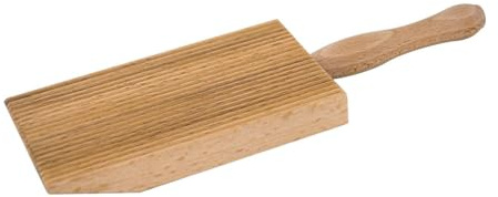 Tredoni Professionelles Gnocchi Holz-Paddel Schräg Grat Brett Pasta Hersteller 6x12 cm
